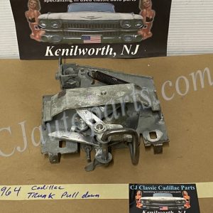 OEM 1962 1963 1964 1965 1966 1967 1968 1969 1970 1971 1972 1973 Cadillac Eldorado Deville Fleetwood Calais REAR DECK LID MECHANICAL TRUNK LATCH PULLDOWN MECHANISM #4876992/#4843754/#8756577
